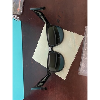 全新 RAY BAN 雷朋 折疊式 太陽眼鏡 RB4105 601 附皮套 眼鏡布 黑框墨綠鏡片 公司貨 義大利製