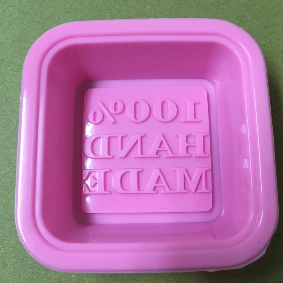 單孔 英文 方形 100% 方模 矽膠模具 蛋糕模具 巧克力模具 手工皂 模具 烘焙模具 製冰盒
