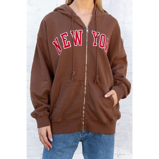 brandy melville new york hoodie red Hot Sale - OFF 65%