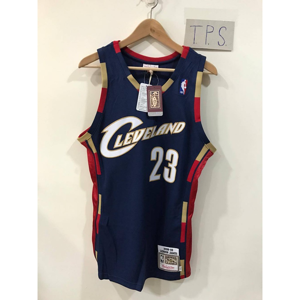 NBA球衣 LeBron James 騎士復古新人海軍藍 M&amp;N Authentic 球員版 電繡 全新含吊牌