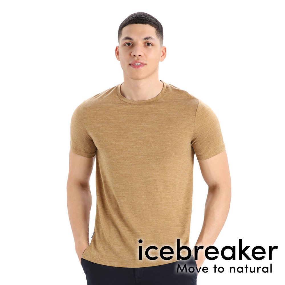【icebreaker】 Sphere II Cool-Lite 男 圓領 短袖上衣 AD150『米駝黃』0A56C6