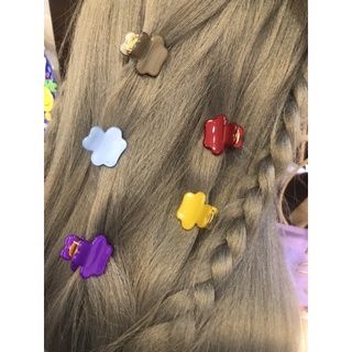💜Princess Korea💜韓國正品GRAIN de BEAUTE&Aznavour 珍珠光澤素色小鯊魚夾～