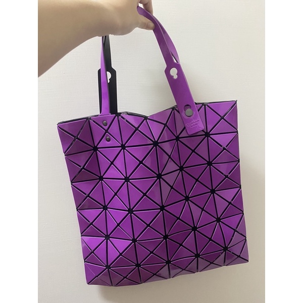 正品 三宅一生BAOBAO ISSEY MIYAKE 6x6  紫