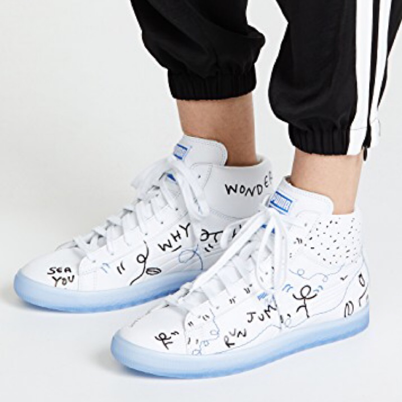 PUMA x SHANTELL MARTIN Clyde Mid Trainers | 蝦皮購物