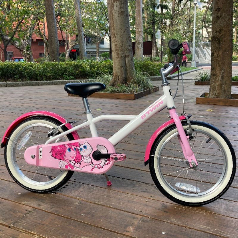 迪卡儂16吋長擋泥板童車 B'TWIN Docto Girl 500腳踏車 兒童腳踏車(另有捷安特）DECATHLON