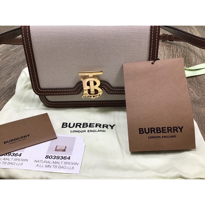 Burberry TB mini 帆布包