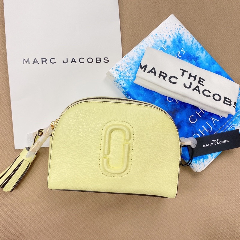 Marc Jacobs 流蘇 半月包🔥雙拉鍊相機包 側背包 黃色