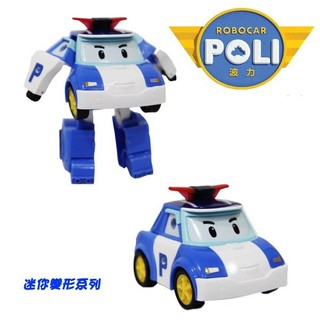 【玩具倉庫】【ROBOCAR POLI 救援小英雄】迷你變形波力/安寶/羅伊/赫利→變形車 卡通 金剛 機器人 消防車