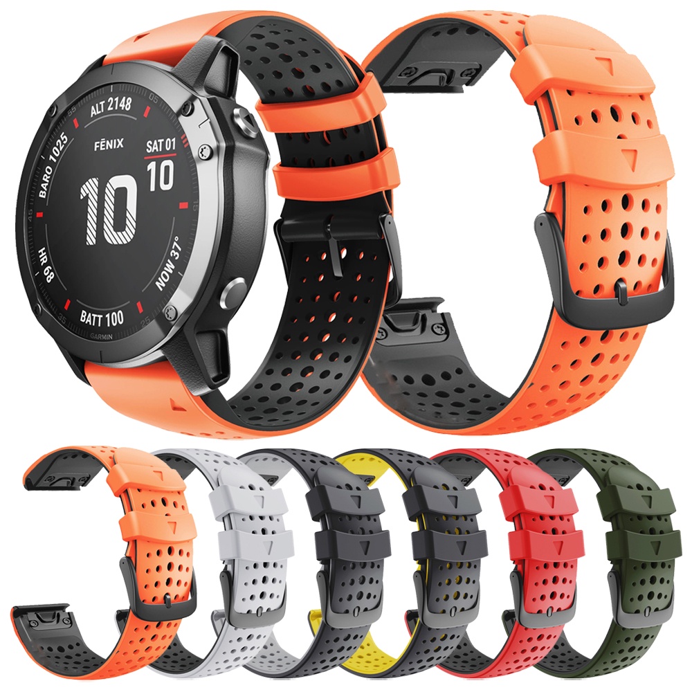 Garmin Instinct 2X Quaitx 3 7X 錶帶 26mm 矽膠 防水 快拆 運動 腕帶