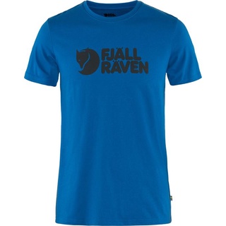 Fjallraven LOGO T-SHIRT M 男 有機棉短T 87310 538高山藍｜碧綠商行