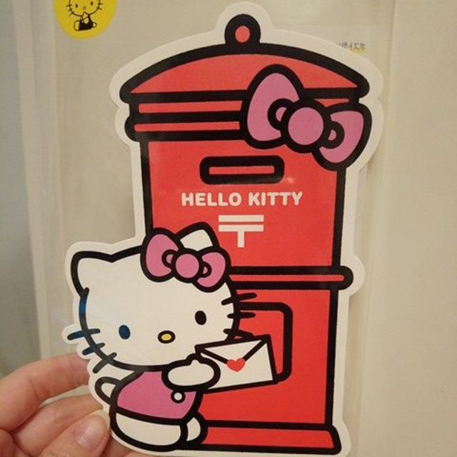 日本郵局 HELLO KITTY限定 郵筒造型明信片