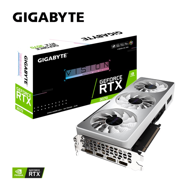 【前衛】技嘉 GeForce RTX 3070ti VISION OC 8G 顯示卡REV 2.0(搭機有優惠)