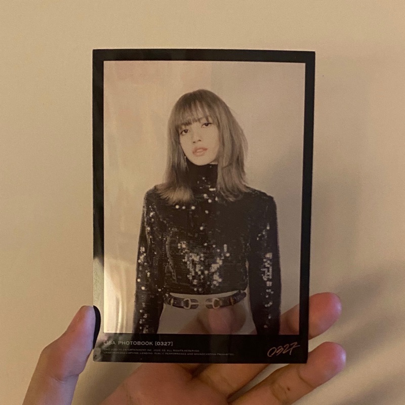 Blackpink Lisa Photobook 0327 限量寫真特典 蝦皮購物