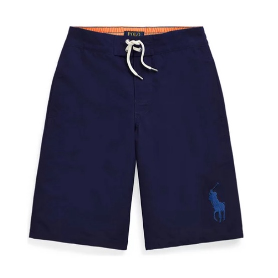 Polo Ralph Lauren 大馬 青年款 現貨 海灘褲 短褲 運動褲 藍色