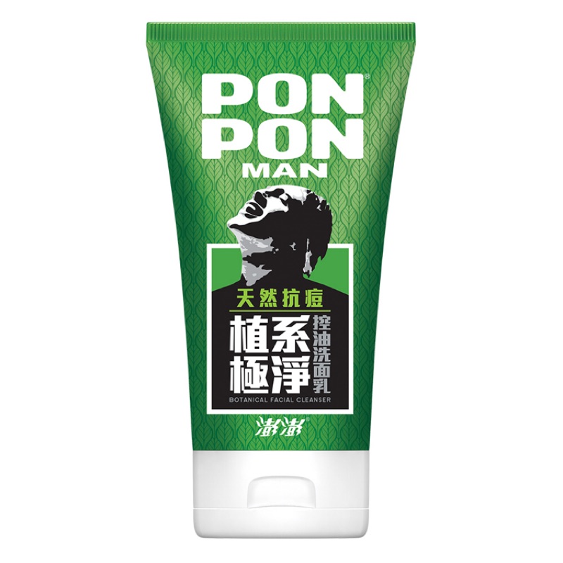 Pon Pon 澎澎MAN 植系極淨洗面乳 天然抗痘 100g