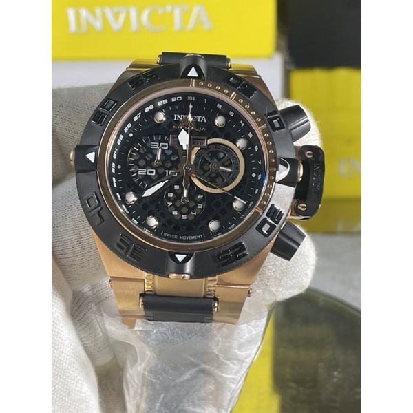 ［鑫時代 紘洋精品］INVICTA英威塔龍四 瑞製霸氣石英腕錶