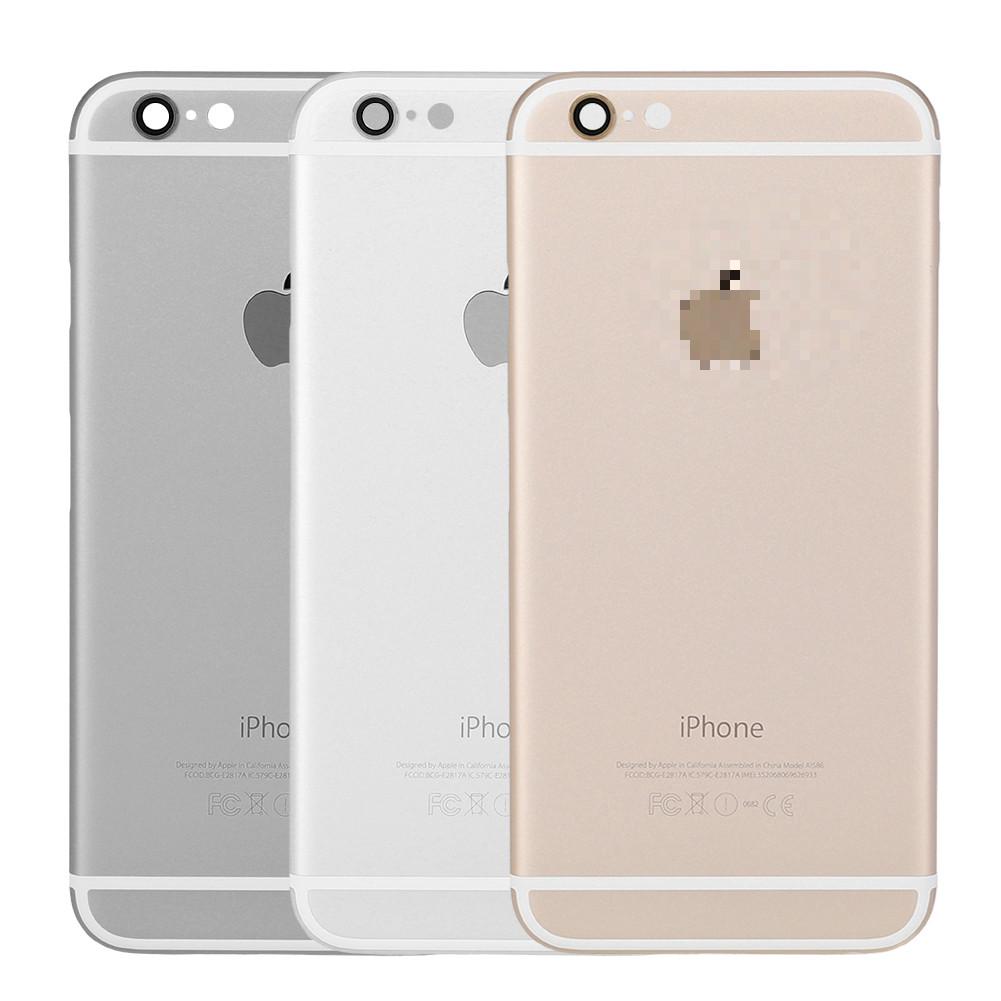 適用於蘋果6 背蓋 iPhone6 4.7吋 後蓋 電池蓋 背蓋 中框 鋁盒金背蓋 總成帶配件