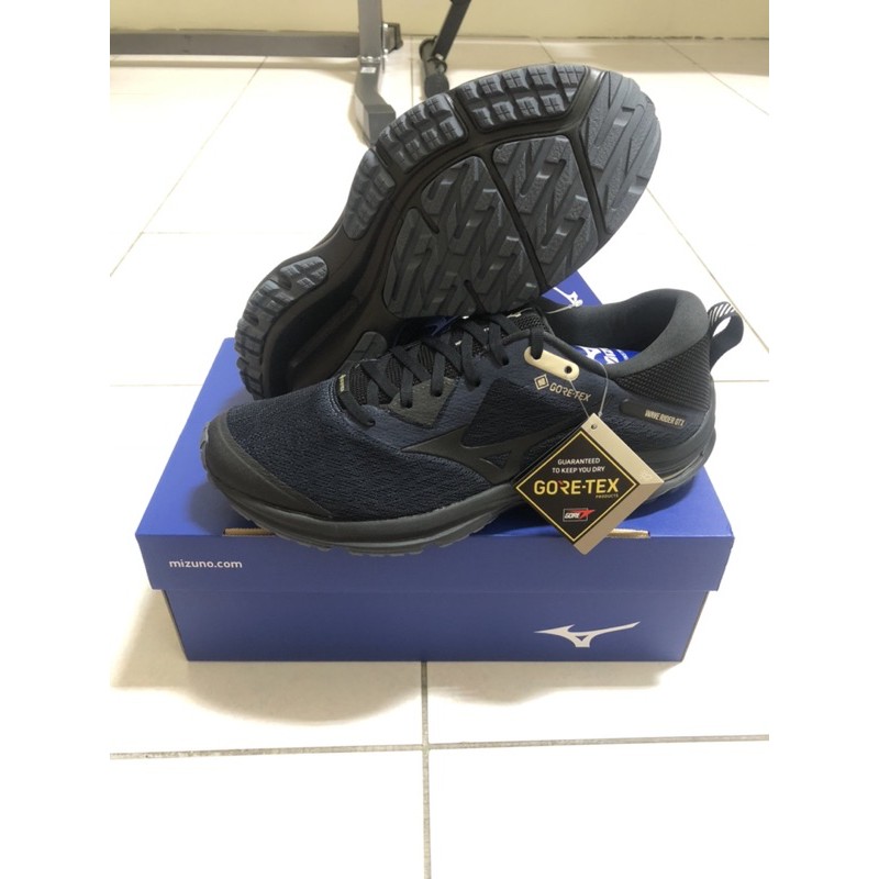 [送收納式背包] Mizuno 美津濃 慢跑鞋 Us10 防水GORE-TEX J1GC207910