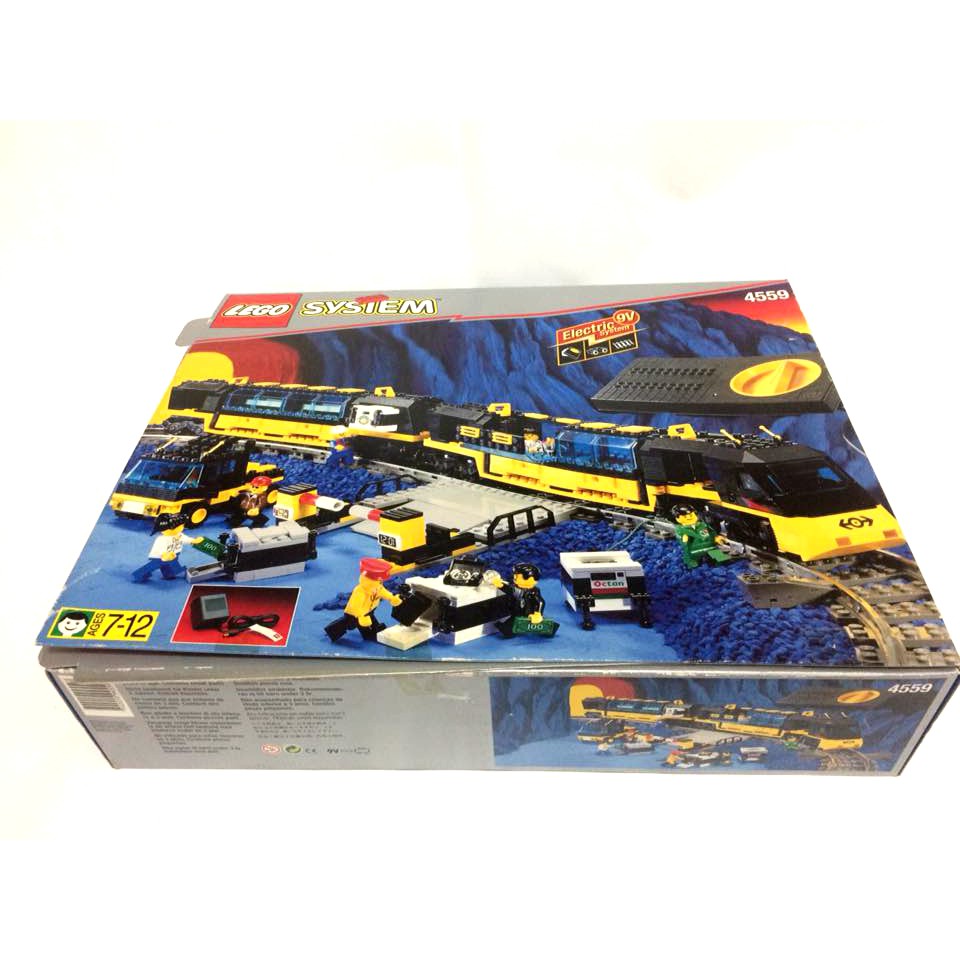 樂高人偶王 LEGO 電動貨櫃火車#4559盒組