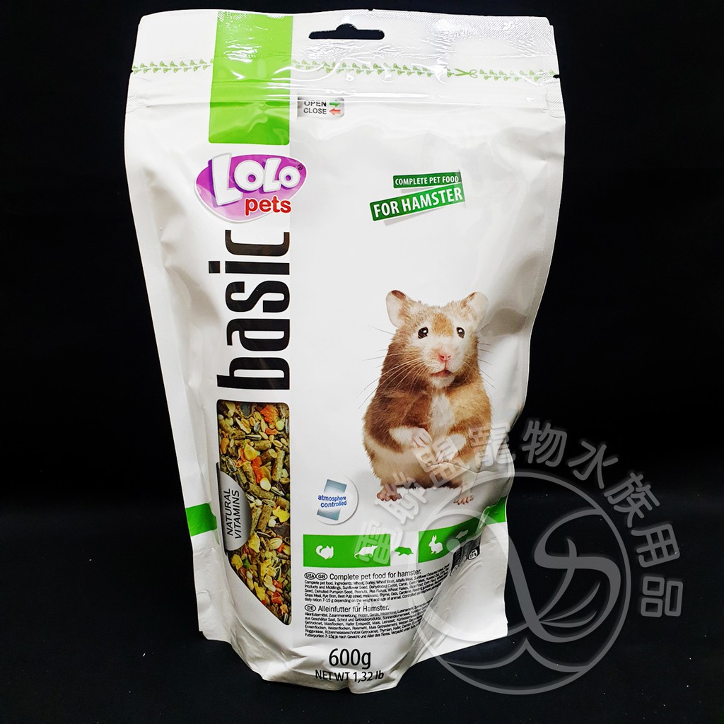 【閃電聯盟】 LOLO 營養滿分寵物鼠主食 600g 倉鼠飼料 趴趴鼠 哈姆太郎 楓葉鼠 寵物鼠