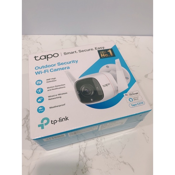 ❤️領券9折 TP-Link Tapo C310 3MP 高解析度 防水防塵 WiFi無線智慧高清網路攝影機 監視器