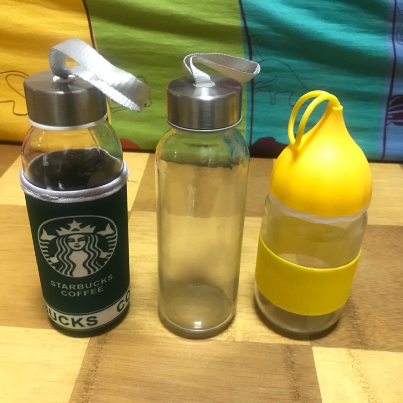 星巴克環保玻璃瓶、馬卡龍環保玻璃瓶