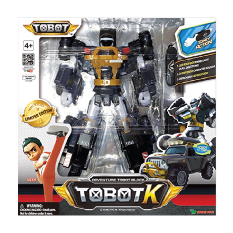 TOBOT機器戰士-K Black 台灣展場限定闇黑黃金版