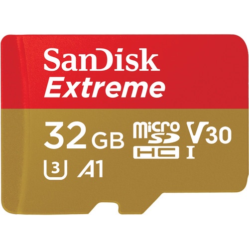 【SanDisk】Extreme microSDHC UHS-I V30 32-128 GB 記憶卡 (公司貨)