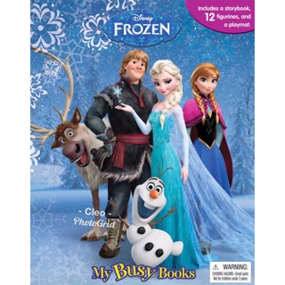 預購全新 My Busy Books 迪士尼 冰雪奇緣 Frozen 互動玩偶公仔童書