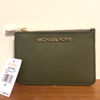 MICHAEL KORS 防刮皮革證件/鑰匙零錢包