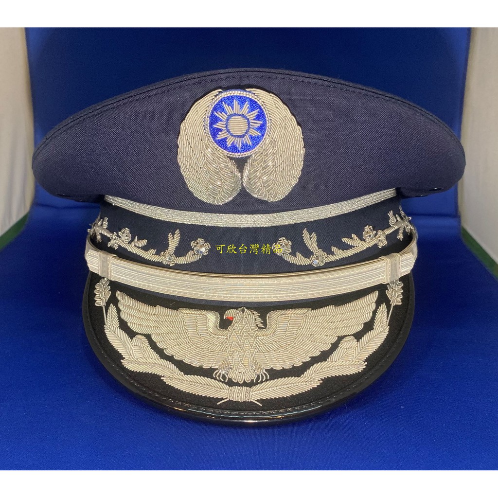 寇子精選：中華民國空軍手工繡上將大盤帽（頭圍23 1/2/型號4號/60公分）