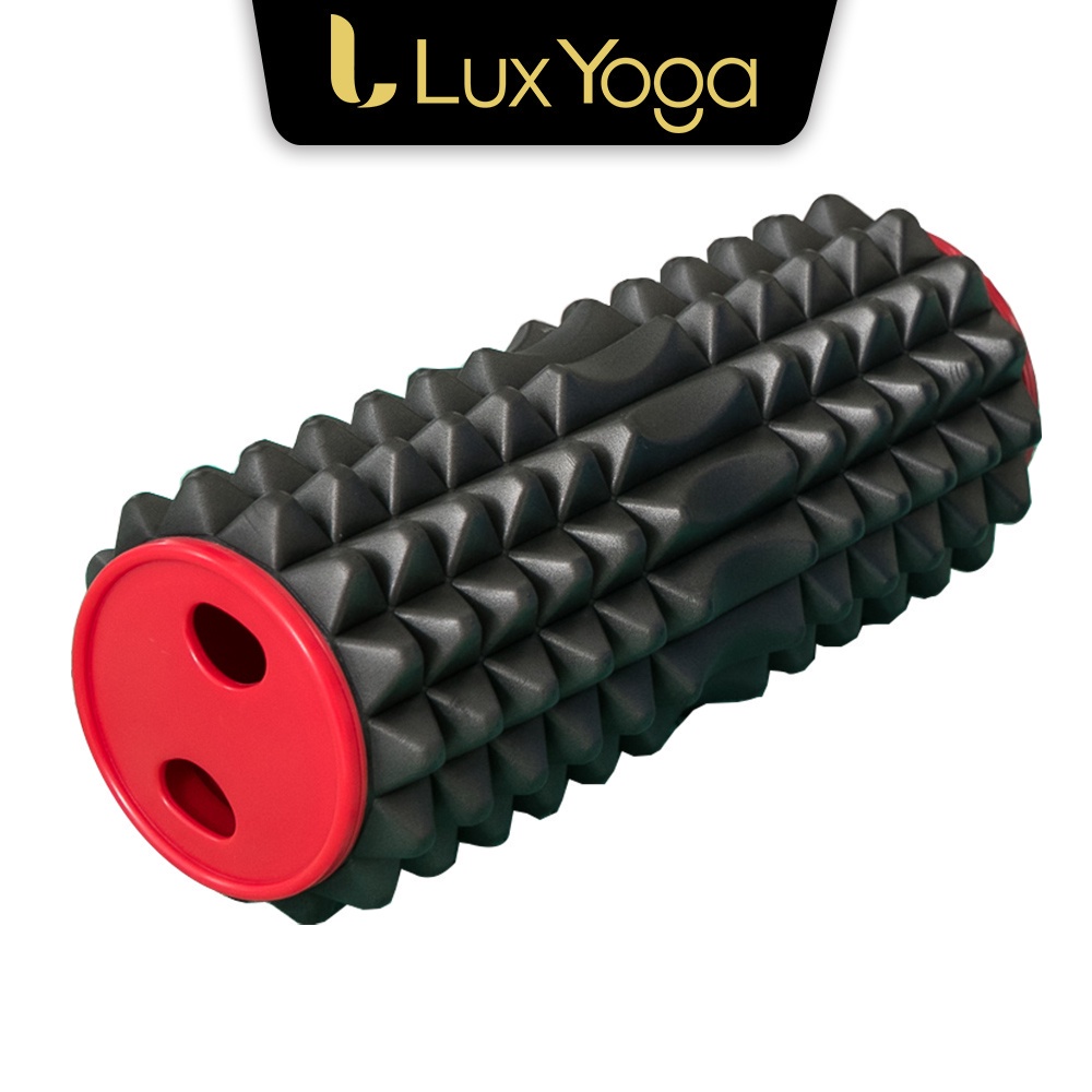 【LUX YOGA】可組合式深層組織按摩滾筒(刺蝟型) 台灣製 瑜珈滾輪 筋膜放鬆 瑜珈柱瑜珈棒狼牙棒瑜珈用品 按摩滾輪