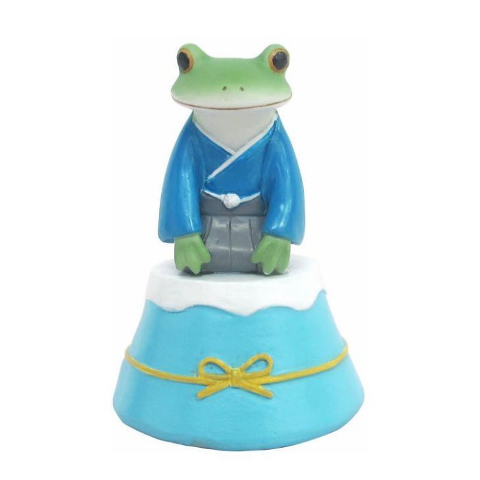 《齊洛瓦鄉村風雜貨》日本雜貨zakka 日本copeau 青蛙小公仔擺飾 富士山蛙蛙 日式打招呼小青蛙