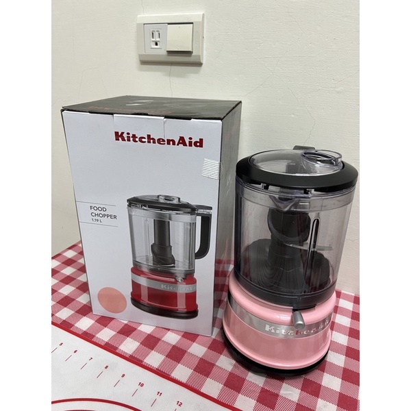 二手【KitchenAid】5 cup 食物調理機(桃花粉)