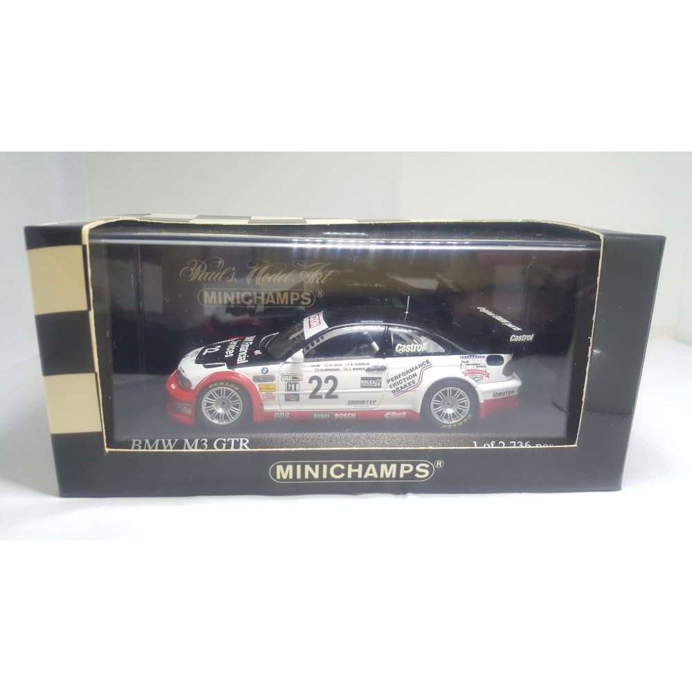 Minichamps 1 43 Bmw M3 Gtr 蝦皮購物
