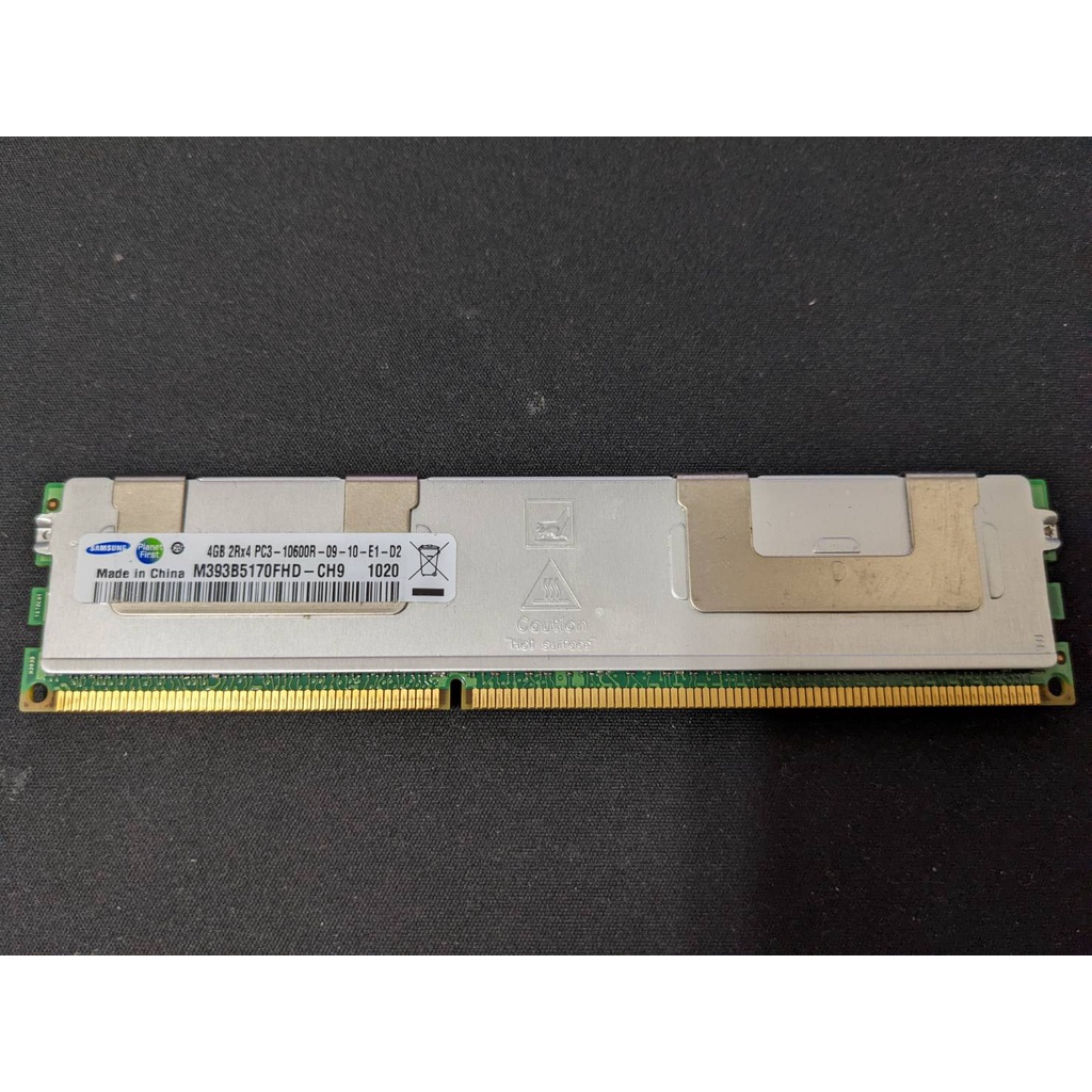 二手三星SamSung ECC 4GB DDR3 伺服器專用記憶體