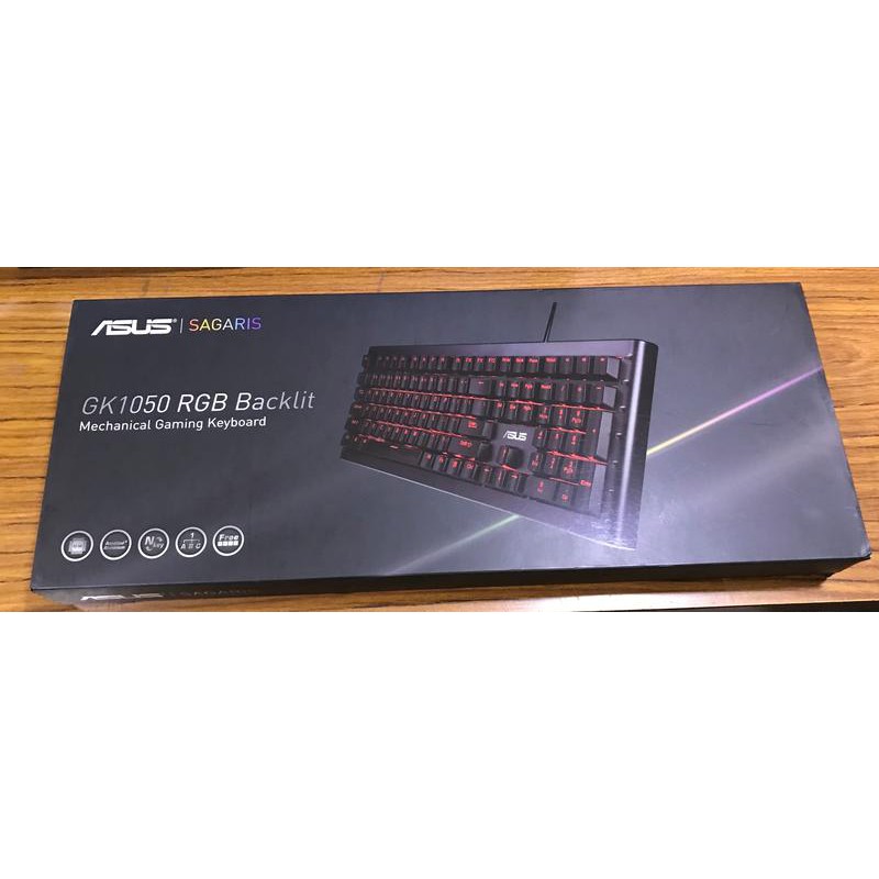 ASUS GK1050 ROG背光機械鍵盤