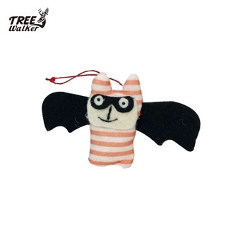 【Treewalker】蝙蝠毛氈吊飾 萬聖節halloween kuso迷你裝飾 恐怖搗蛋