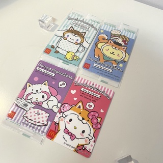 HSUAN 2022麥當勞甜心卡 三麗鷗 湖水綠大耳狗 布丁狗 美樂蒂 Hello Kitty
