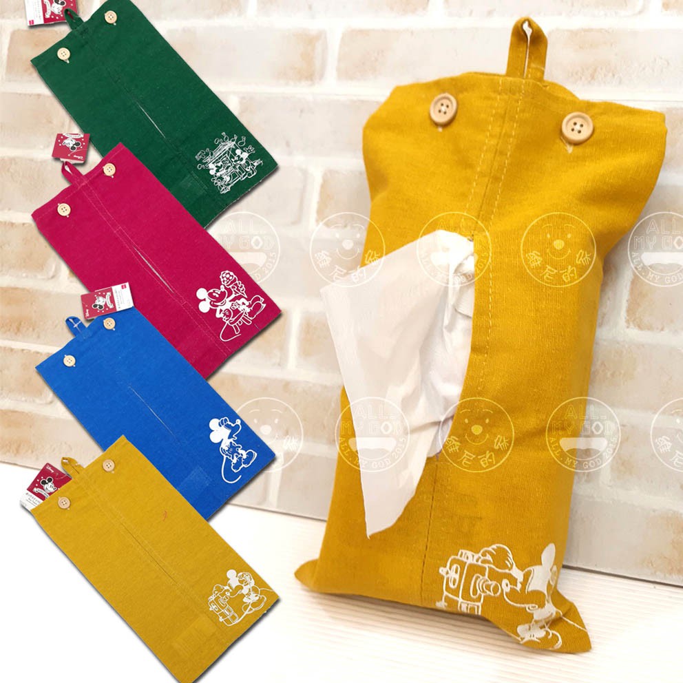 迪士尼正版吊掛式面紙套抽取式衛生紙套面紙盒套米奇日本大創現貨all My God 蝦皮購物