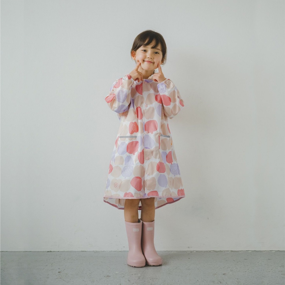 日本Wpc. 水果王國M 空氣感兒童雨衣/超輕量防水風衣 附收納袋(95-120cm)