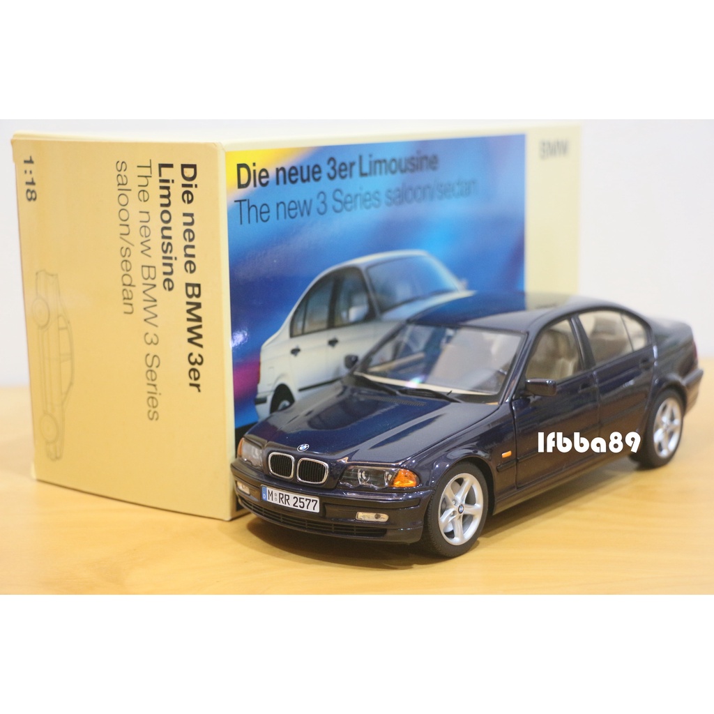 UT MODELS 1/18 BMW E46 3-SERIES (318) DEALER 寶馬 原廠精品