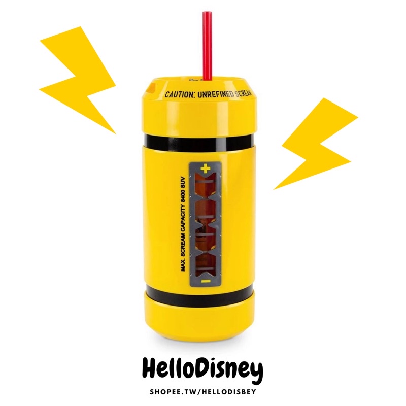 🌈現貨✨美國 迪士尼 正版 怪獸電力公司 怪獸大學 尖叫罐 吸管水杯 水瓶 大眼仔 毛怪 尖叫能量水壺
