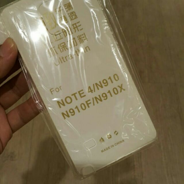 Note4透明背殼（軟）