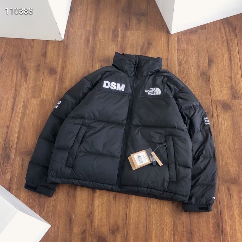 日本Dover street market 聯名款the north face 新款DSM黑色2004拉鏈外套羽绒服| 蝦皮購物