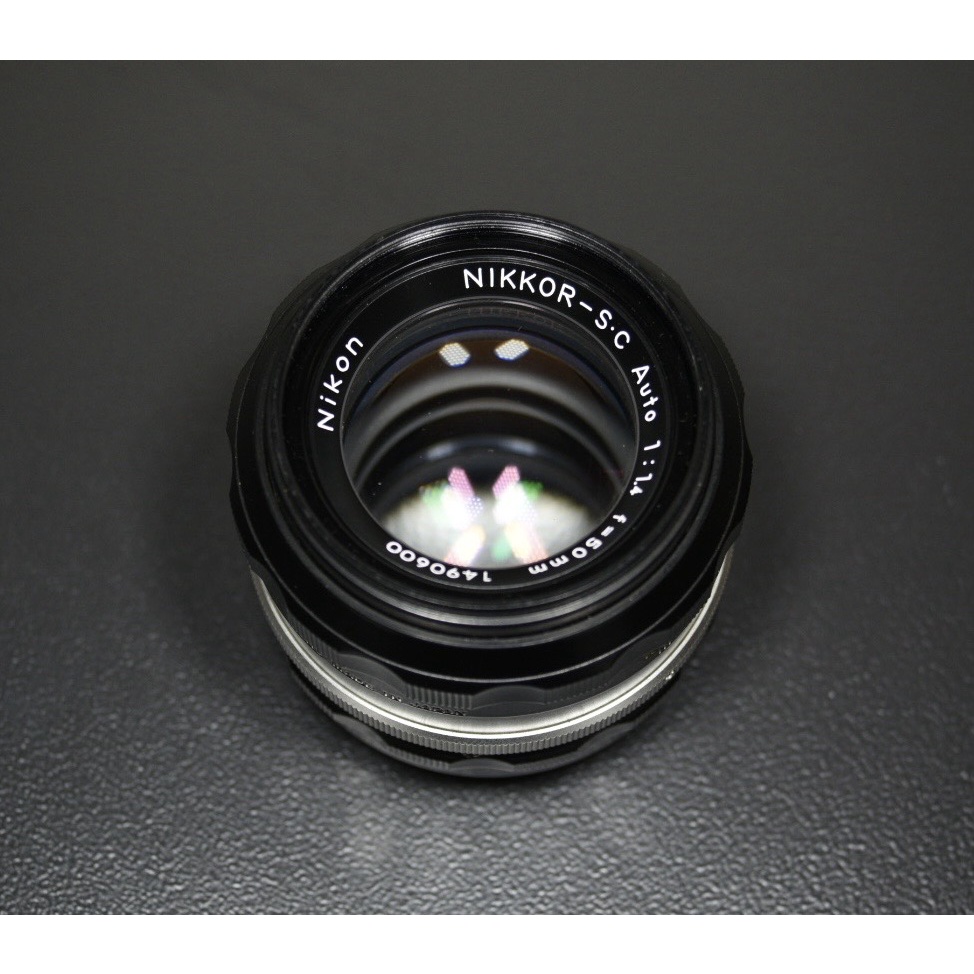 【經典古物】尼康 Nikon NIKKOR S Auto 50mm f1.4 鏡頭 定焦 老鏡頭 底片 Zf fm2 f