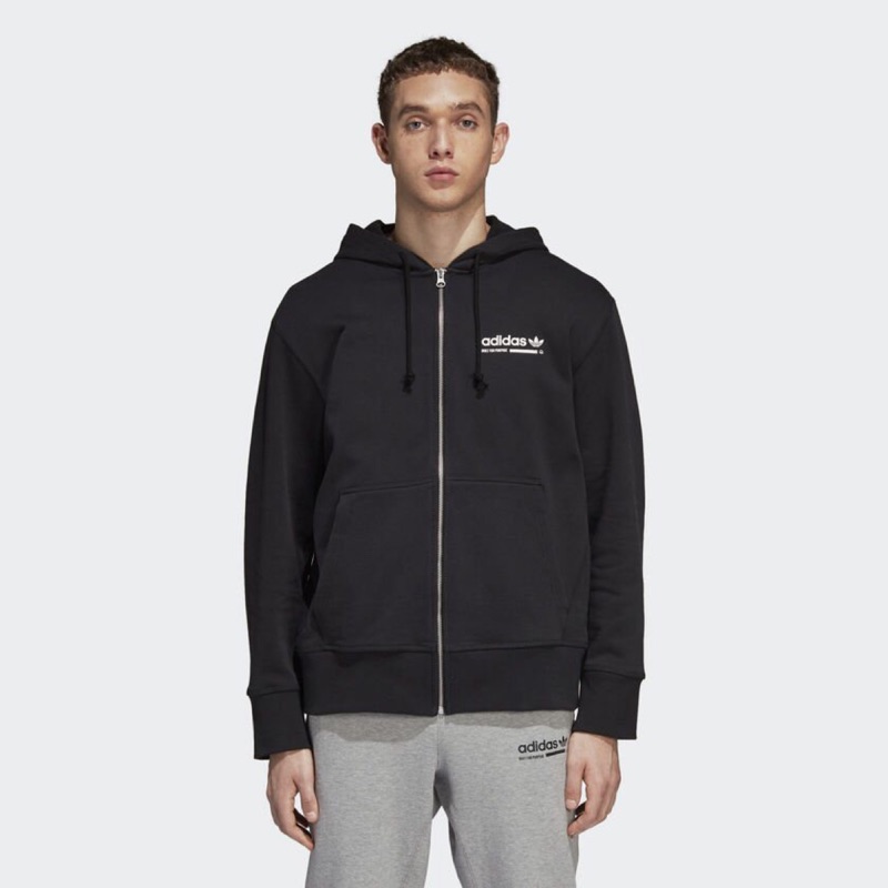 Adidas originals kaval hoodie 男款 黑色 連帽外套DH4989