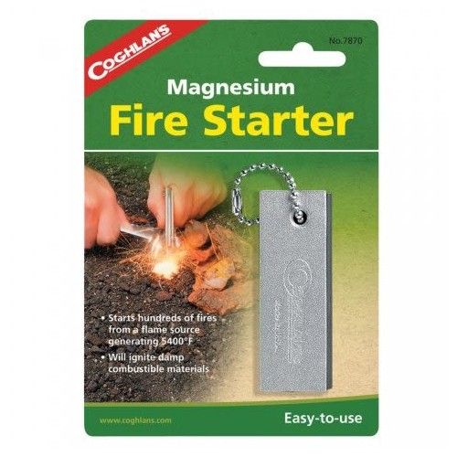 Coghlans 7870 固體鎂塊點火石 Magnesium Fire Starter 綠野山房