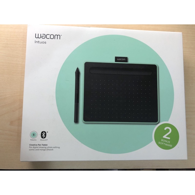 （已預訂，勿下單）Wacom Intuos Bluetooth Small 繪圖板 (藍牙版-小) (綠)