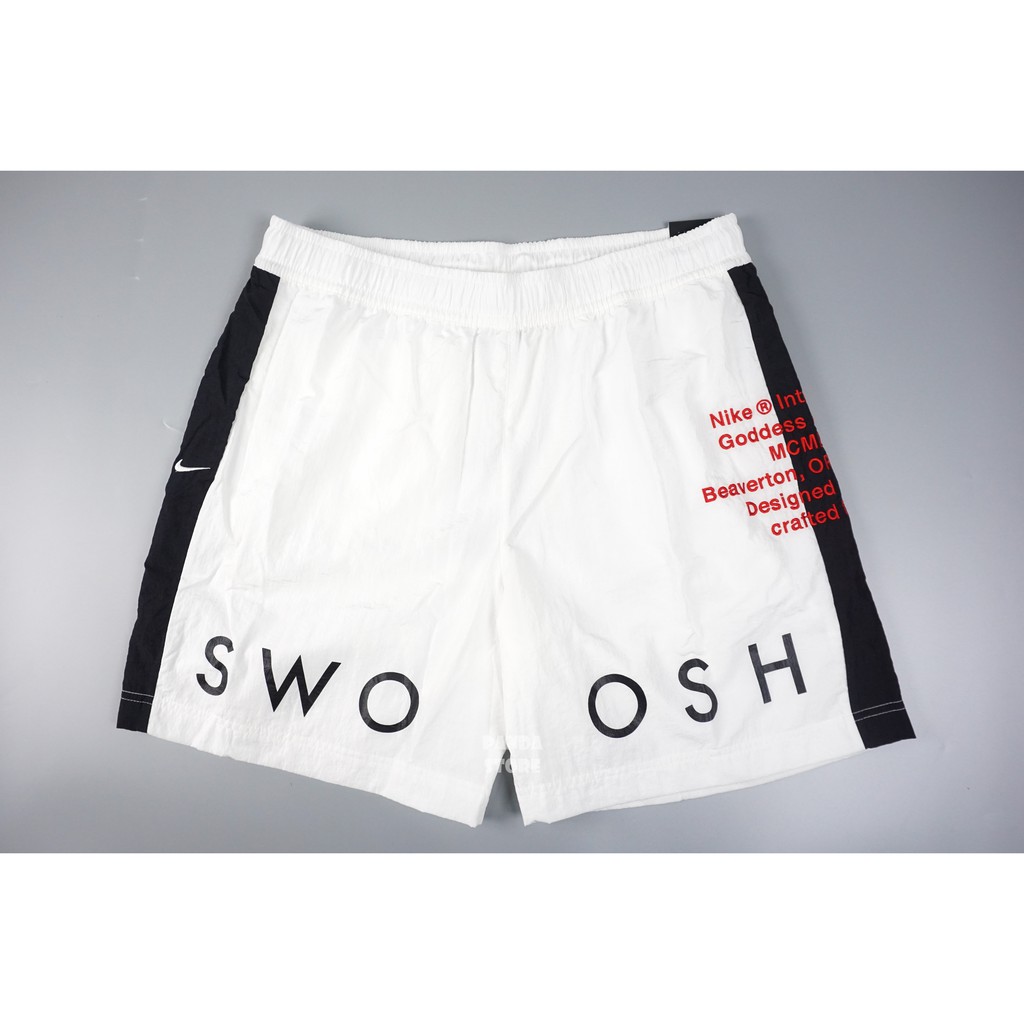 胖達）NIKE 英文字母 似Off White 運動 短褲 籃球褲  CJ4905-100  白 男